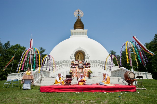 New England Peace Pagoda Rsescotti 2012